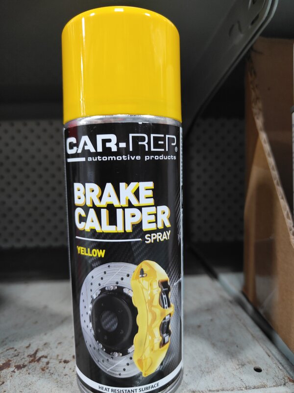 CAR REP BRAKE CALIPER YELLOW 400ML