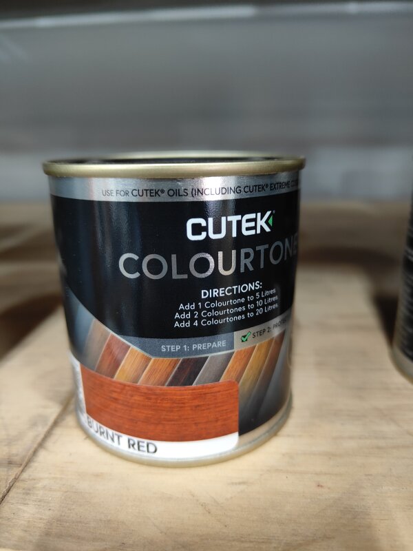 CUTEK COLOURTONE - BURNT RED 180ML