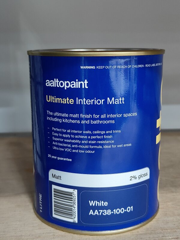 AALTO ULTIMATE INTERIOR MATT WHITE 1L