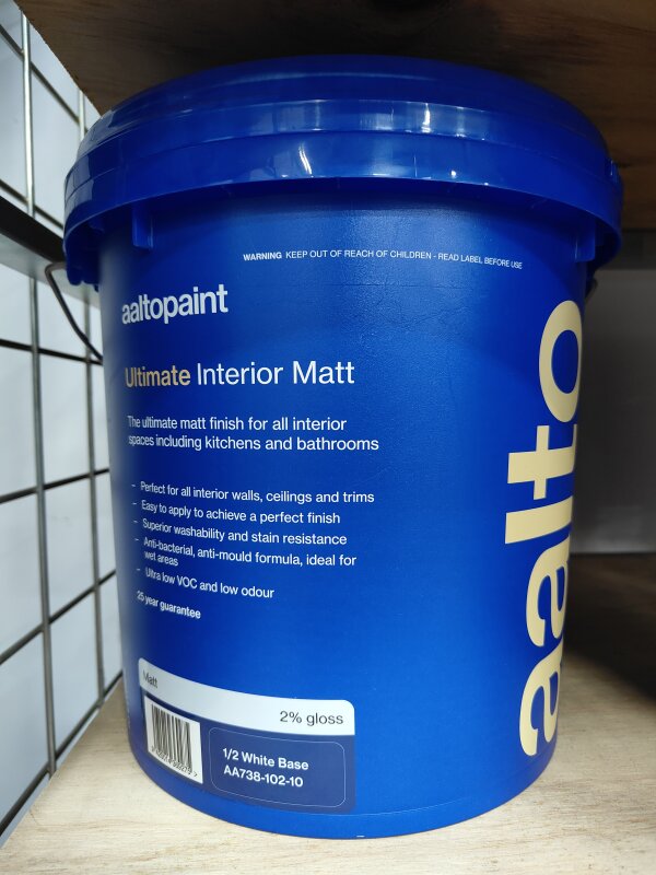 AALTO ULTIMATE INTERIOR MATT 1/2 WHITE 10L