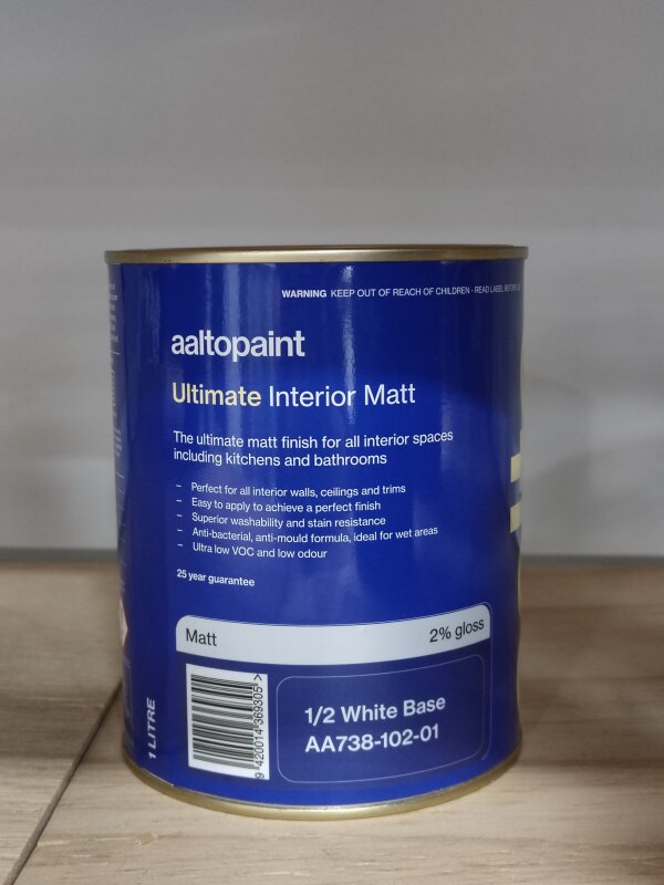 AALTO ULTIMATE INTERIOR MATT 1/2 WHITE 1L