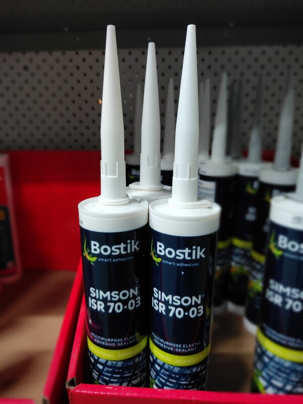 BOSTIK SIMSON ISR70-03 WHITE INDUSTRIAL ADHESIVE 290ML