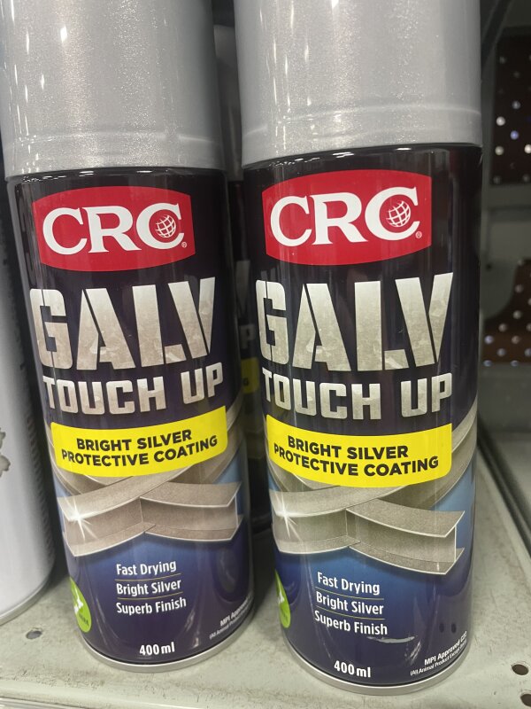 CRC GALV TOUCH UP PAINT 400ML AEROSOL