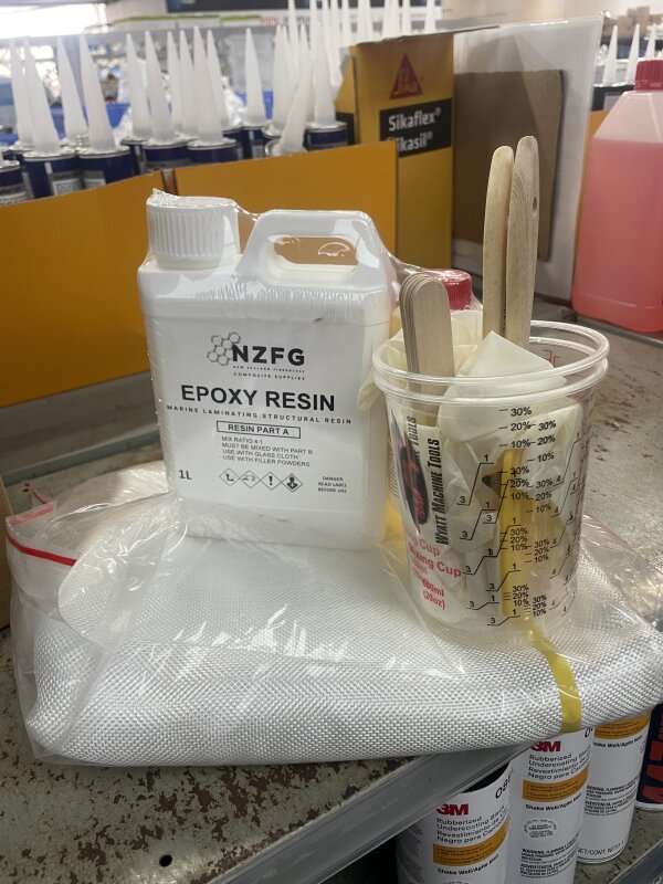 NZFG FIBREGLASS REPAIR KIT 1.25L