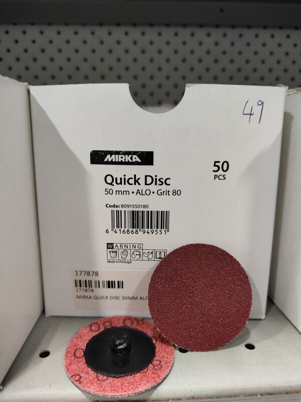 MIRKA QUICK DISC 50MM ALO 80