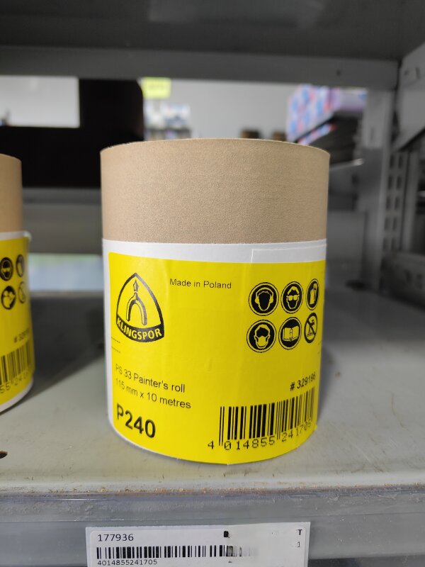240G PS33 ZINC STEARATE 115X10 ROLL KLINGSPOR