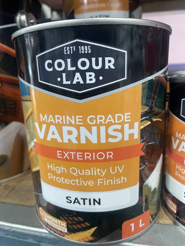 CL MARINE VARNISH SATIN 1LTR