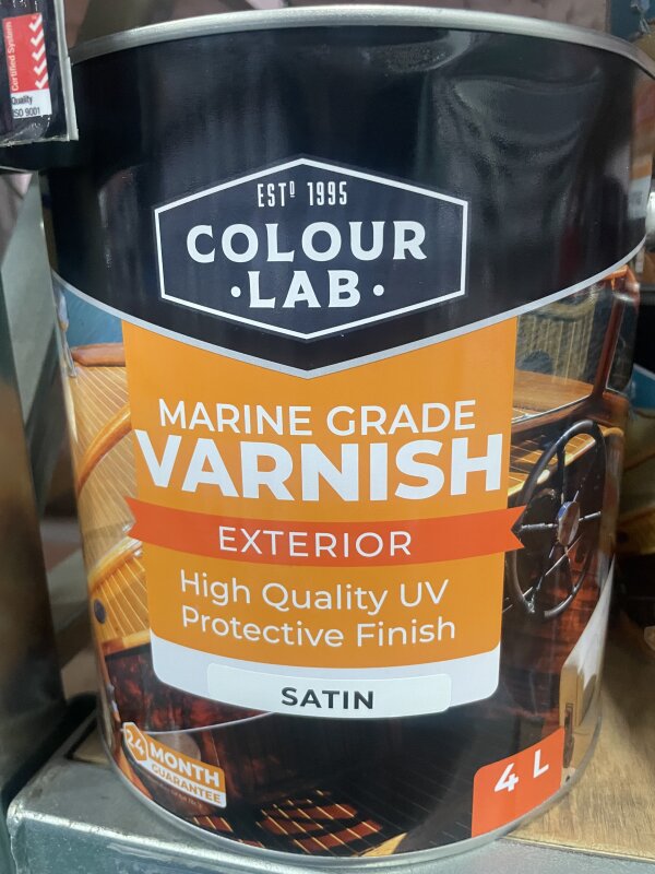 CL MARINE VARNISH SATIN 4LTR