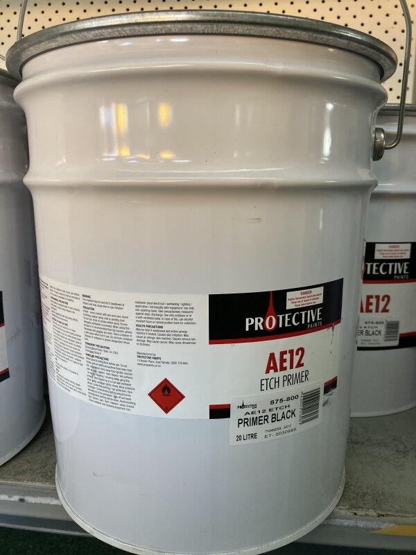 PR AE12 Etch Primer - Black 20L