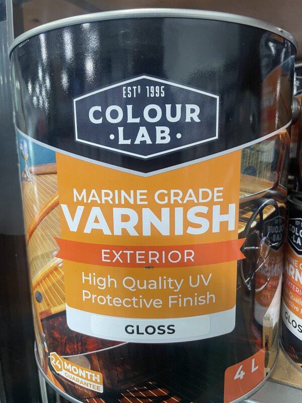 CL MARINE VARNISH GLOSS 4LTR
