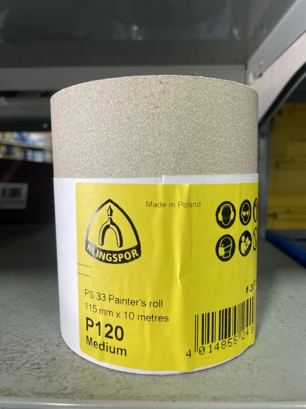 120G PS33 ZINC STEARATE 115X10 ROLL KLINGSPOR