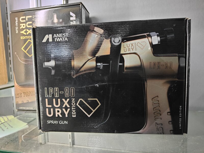 IWATA GRAVITY SPRAYGUN LPH80 1.0MM E4 AIRCAP LUXURY EDITION
