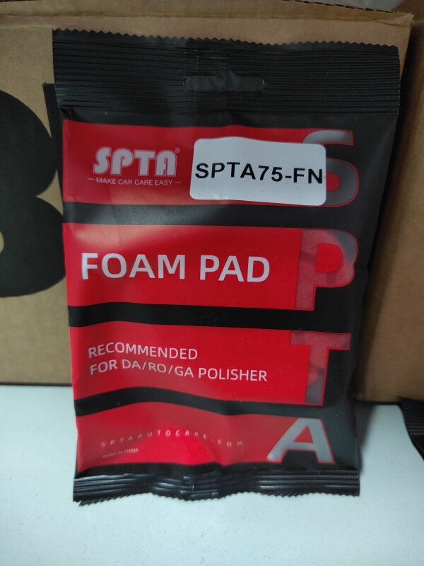 FORMULA FOAM PAD HOOK & LOOP 75MM T120 HEAVY CUT GREEN