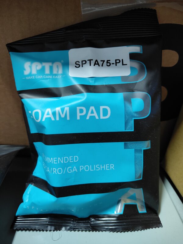 FORMULA FOAM PAD HOOK & LOOP 75MM T40 POLISH BLUE