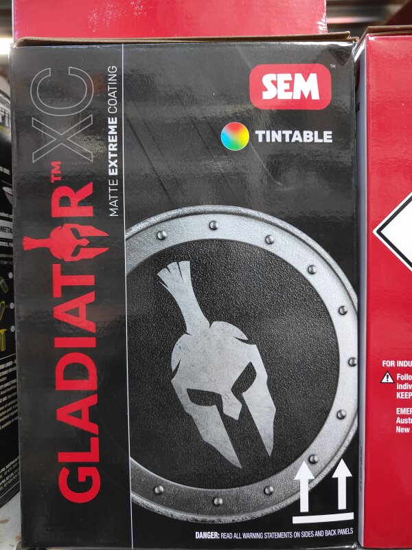 SEM Gladiator XC Tint Bed Liner Kit 4L