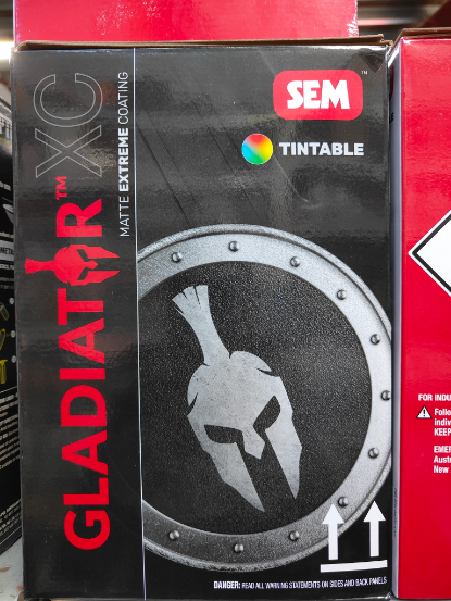 SEM Gladiator XC Tint Bed Liner Kit 4L