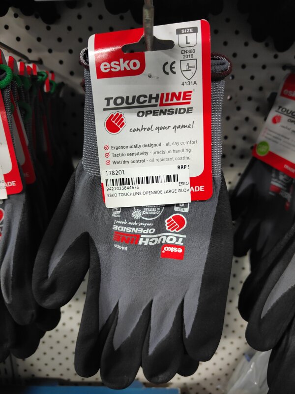 ESKO TOUCHLINE OPENSIDE LARGE GLOVE
