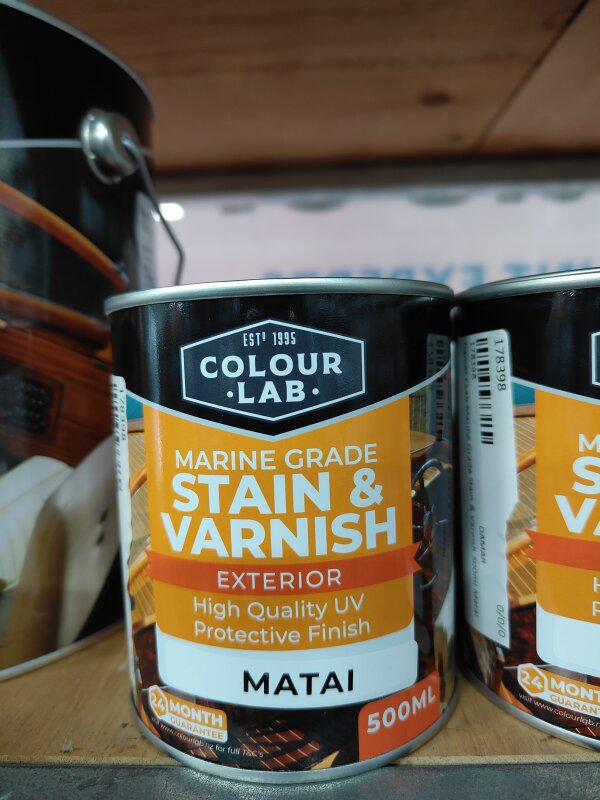 Damar CLab Marine Grade Stain & Varnish 500ml Matai