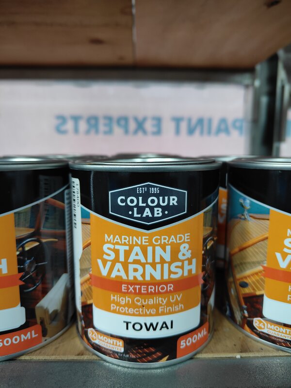 Damar CLab Marine Grade Stain Varnish 500ml Towai