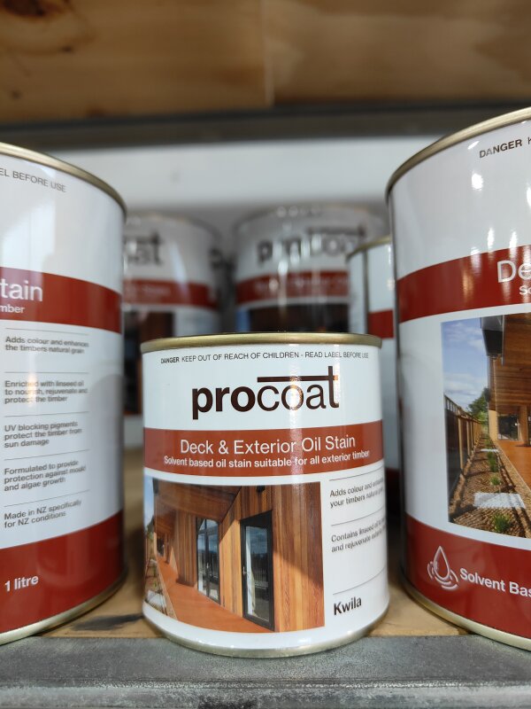 Procoat Deck and Exterior Oil Stain SB Kwila 250ml