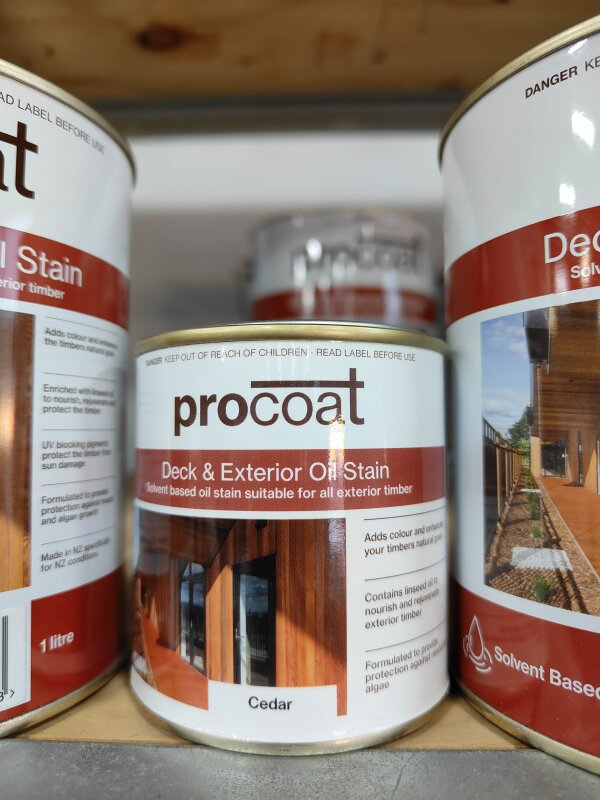 Procoat Deck and Exterior Stain SB Cedar 250ml