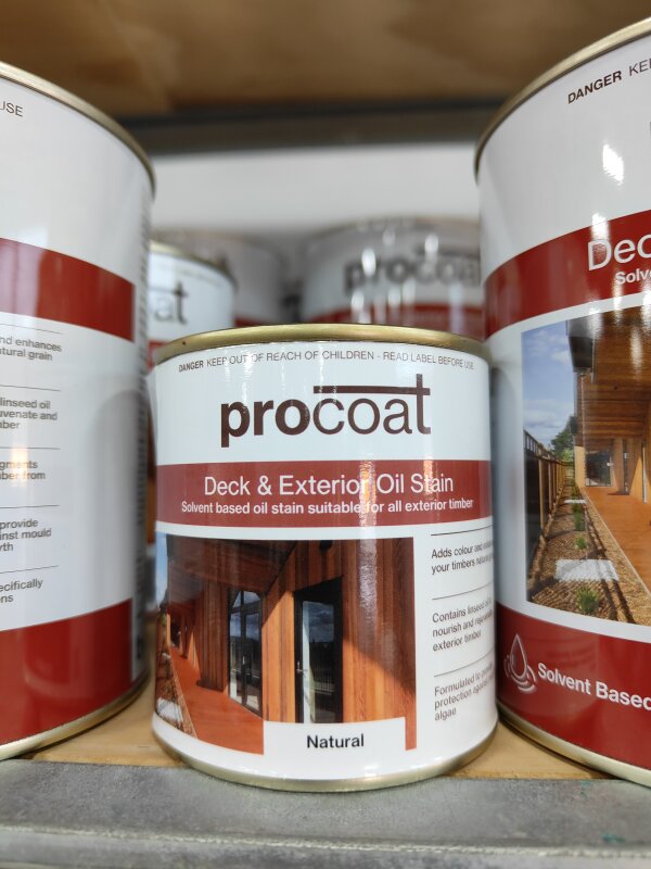Procoat Deck and Exterior Oil Stain SB Natural 250ml