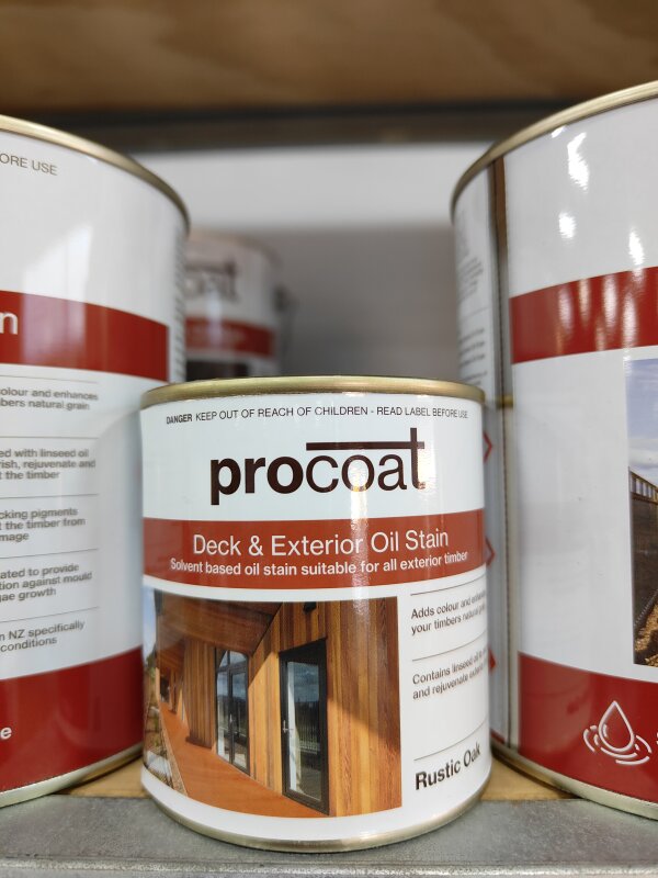 Procoat Deck and Exterior Oil Stain SB Rustic Oak 250ml