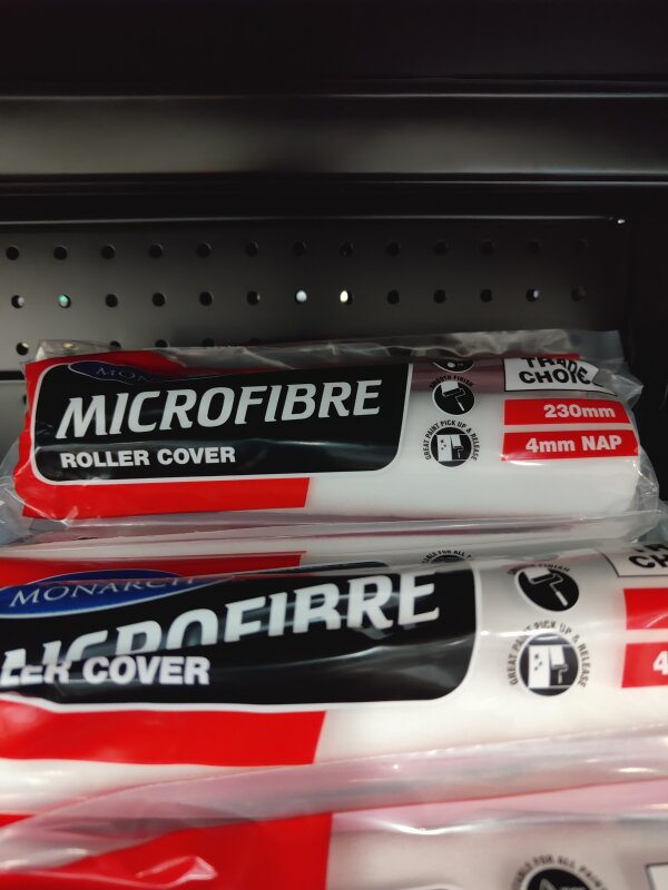 Monarch 230mm Monarch Roller Cover Microfibre 4mm Nap