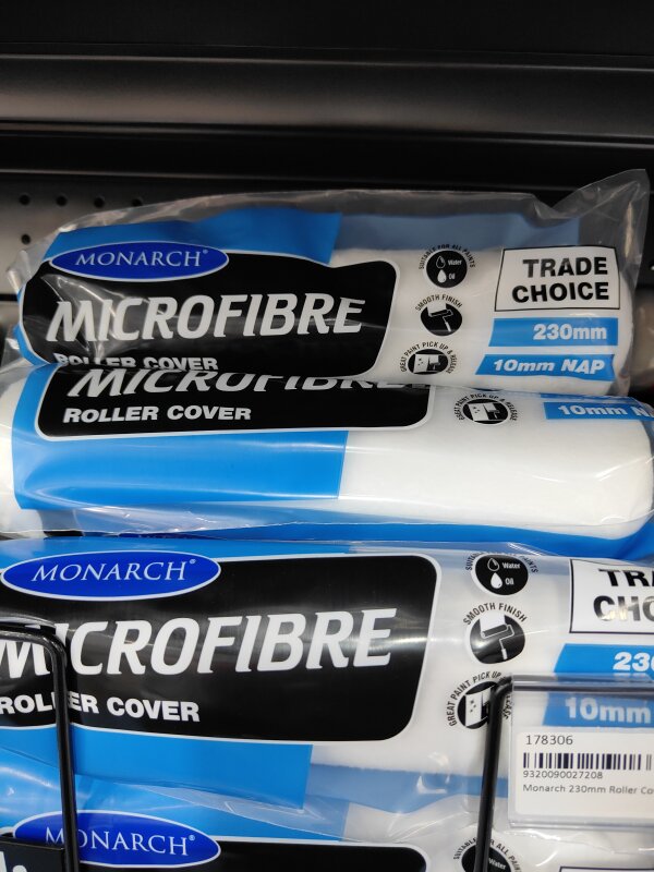Monarch 230mm Roller Cover Microfibre 10mm Nap