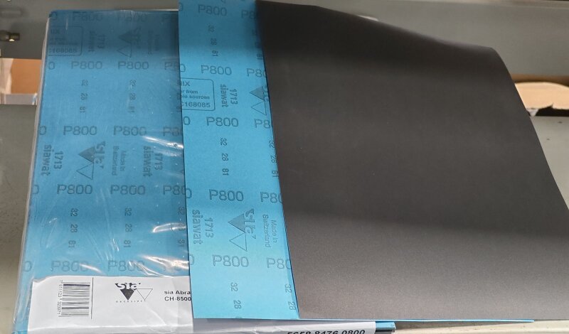 SIA WET AND DRY ABRASIVE SHEETS 230X280MM P800